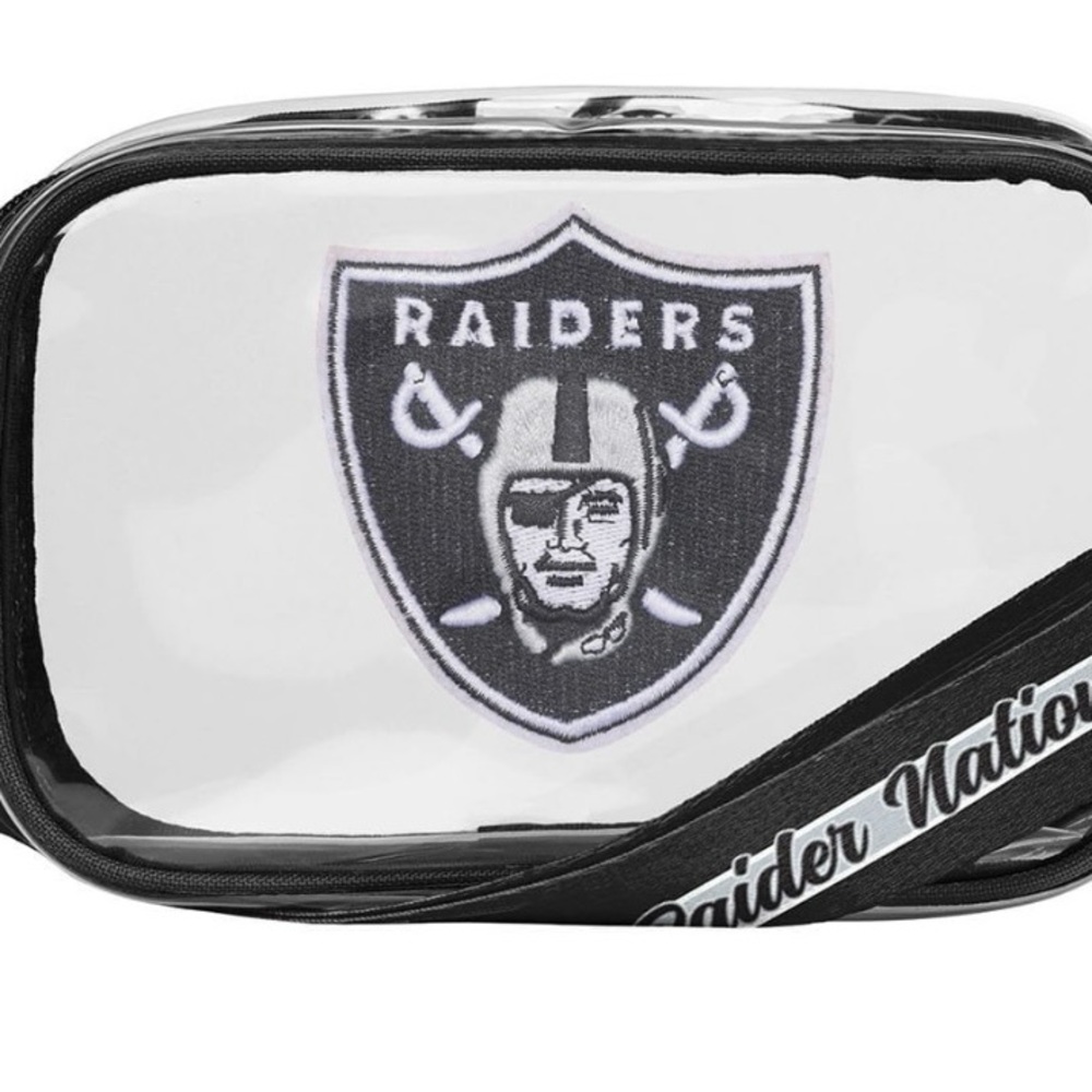 NFL Black and White Crossbody Bag